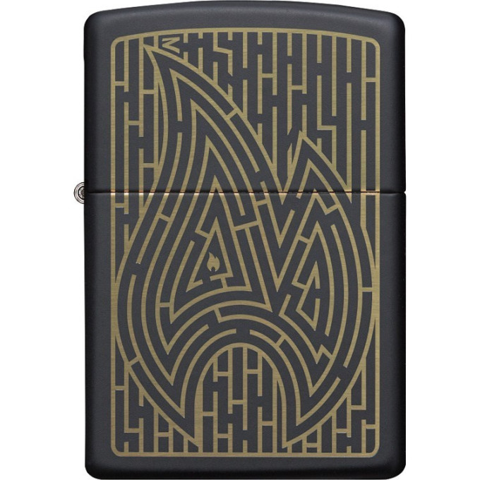 Зажигалка Zippo Maze Black Matte (арт. 49597)